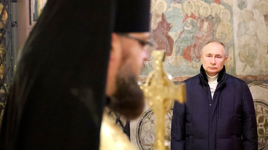 Владимир Путин поздравил россиян с праздником Пасхи