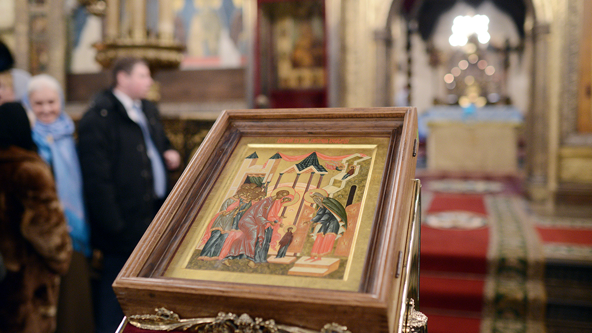 В Серпухове прихожане в рождественские дни увидят икону Пресвятой Богородицы