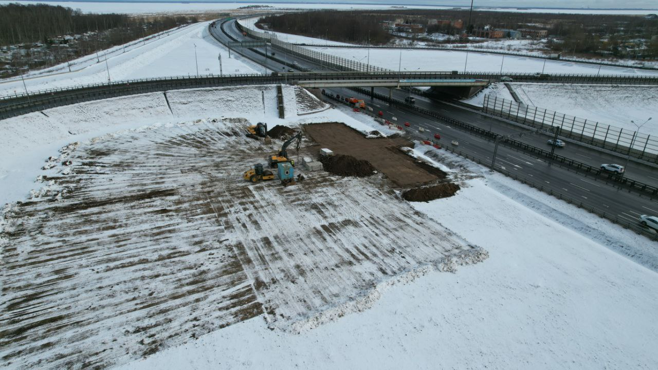 В Петербурге начали реконструкцию КАД и Кронштадтского шоссе