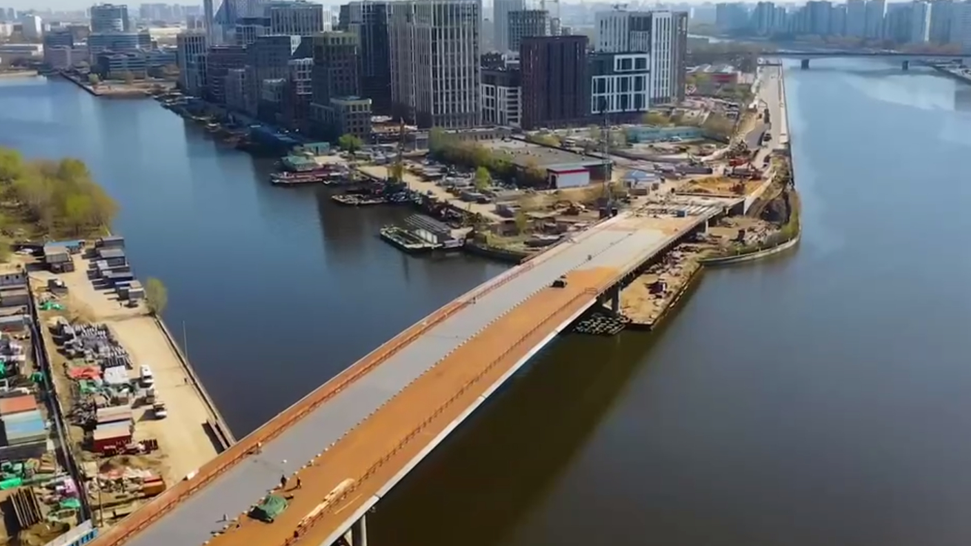 Собянин: Мост через затон Новинки будет готов до конца 2023 года
