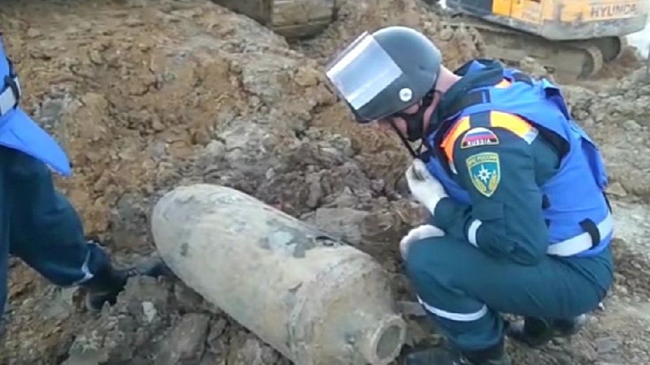 Бомбу SD-250 времен ВОВ нашли около жилой застройки в Севастополе