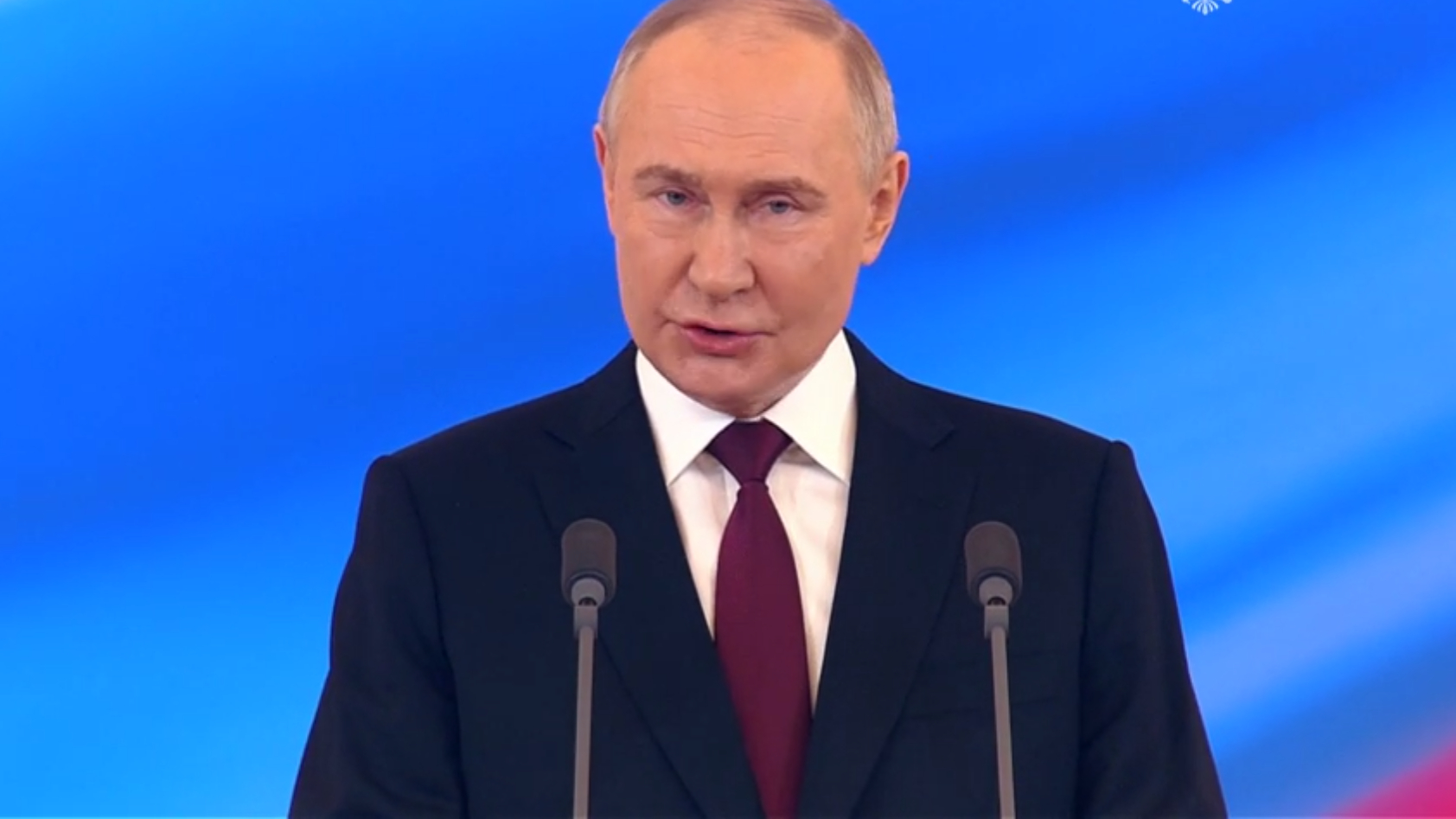 Президент России закончил инаугурационную речь фразой «вместе победим»