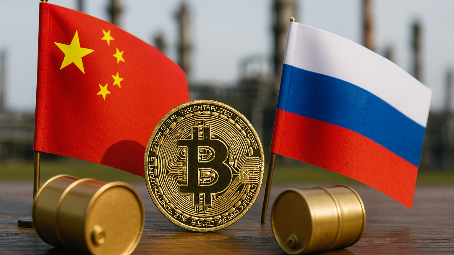 Россия и Китай перешли на биткоин в расчетах за нефть и газ