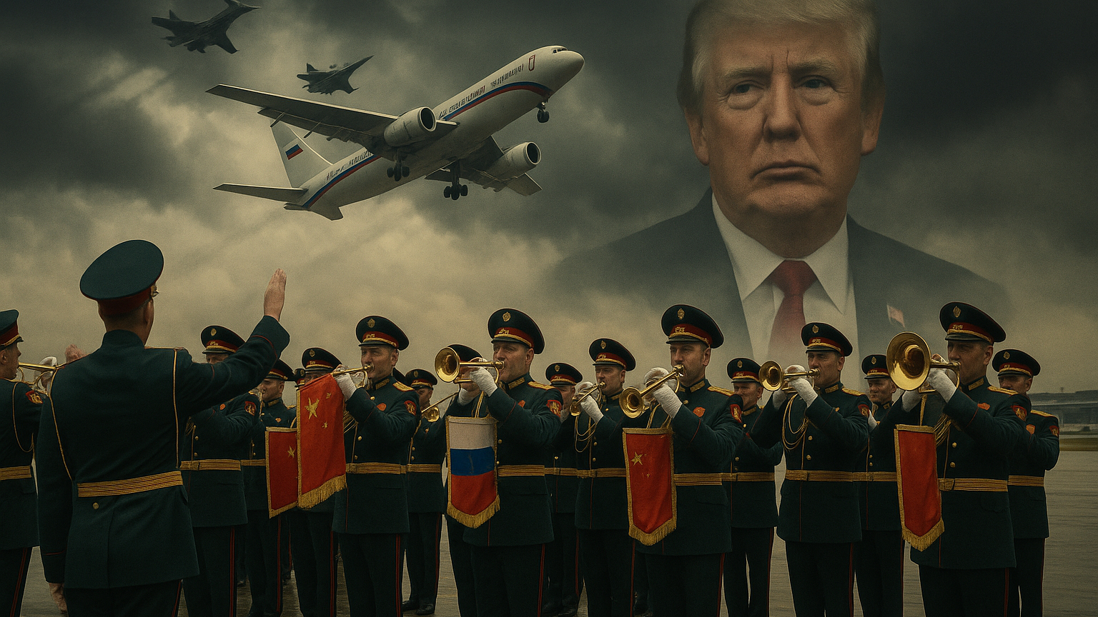 Путин проводил Си с фанфарами, Трамп занервничал от размаха