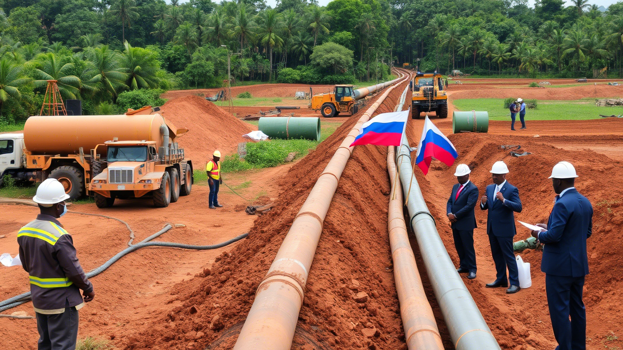 Путин дал добро на строительство нефтепровода в Конго