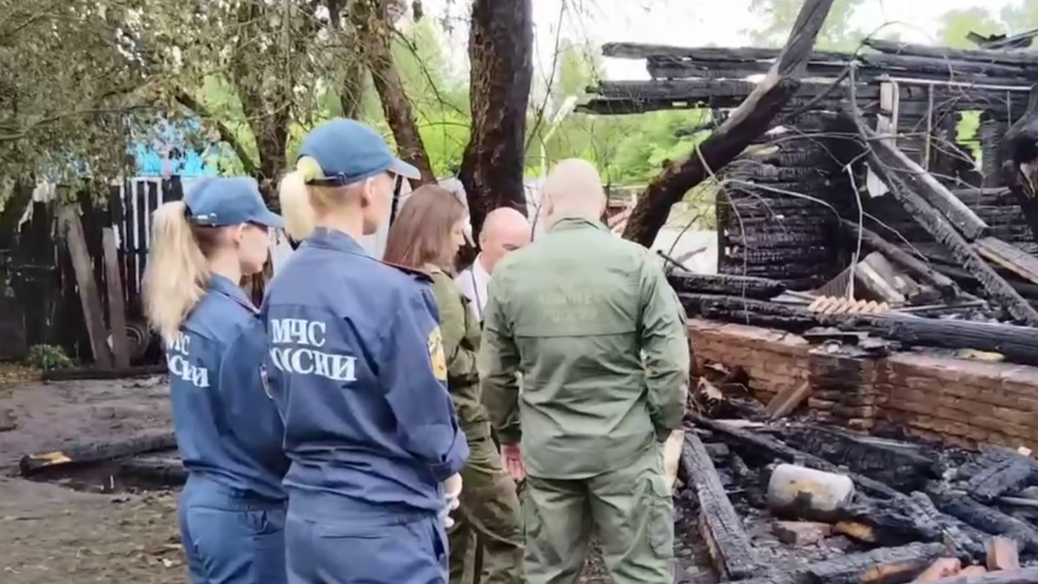 СК назвал возможную причину пожара с пятью погибшими детьми в Подмосковье