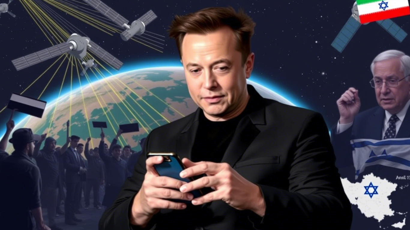 Маск намекнул, что активировал Starlink в Иране