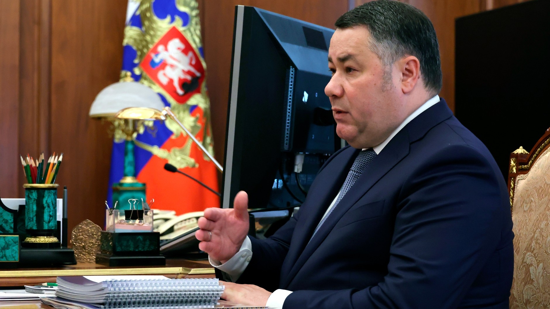 Александр Дронов поздравил Игоря Руденю с назначением на должность полпреда Президента в СЗФО