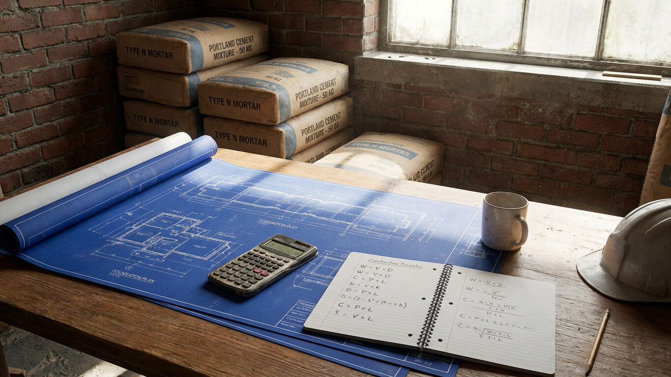 Расчет цемента для фундамента: нормы и формулы расчёта