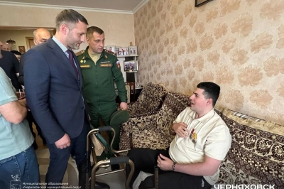 Вобликов: черняховец Дживан Акопян стал кавалером Ордена Мужества