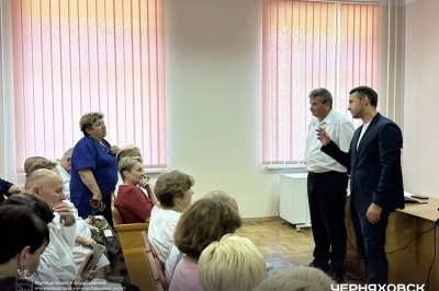 Вобликов отметил высокую гражданскую ответственность черняховских медиков