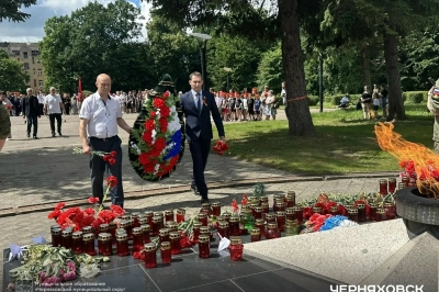 Вобликов: черняховцы почтили память защитников Родины на акции «Свеча памяти»