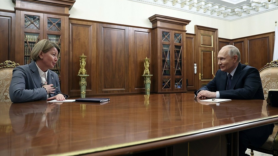 Путин: новым руководителем Удмуртии стала Ольга Абрамова