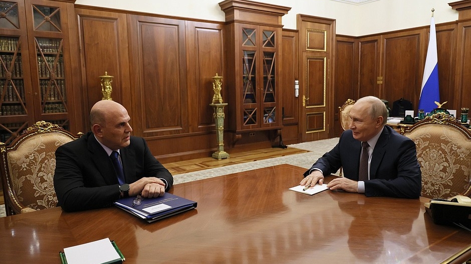 Мишустин рассказал Путину о плане перестановок в правительстве